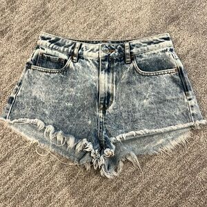 Pacsun High Rise Festival Denim Shorts, size 26
